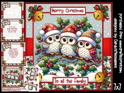 Christmas Owls