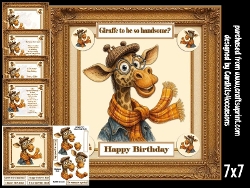 Giraffe Celebrates