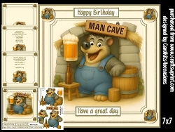 Theres a Bear in the Man Cave