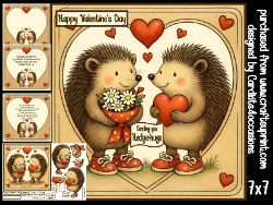 Hedgehugs for Valentines day