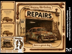 The rusty car