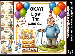 Ok light the candles Male
