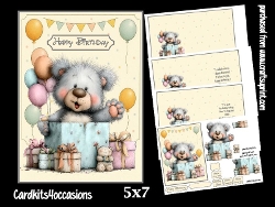 Im your birthday Teddy 5x7