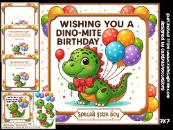 A Dinosaur stomps by