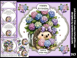 Hedge hugs and flowers