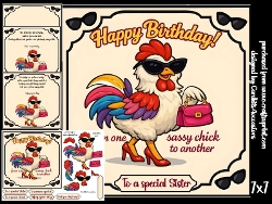 One sassy chick