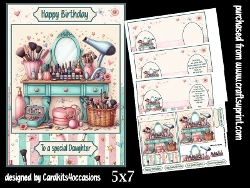 Pretty things and sparkles bright 5x7