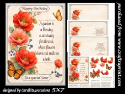 Where flowers bloom 5x7