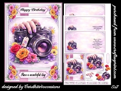 Flowers through a lense 5x7