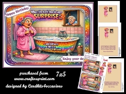 Bath bomb surprise 7x5
