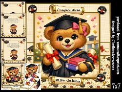 Graduation Bear Female