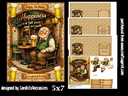 A full pint no rush 5x7