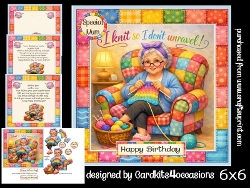 Knit so you dont unravel 6x6