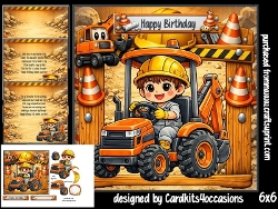 A little digger boy 6x6
