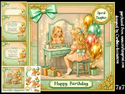 Birthday bows and sparkle