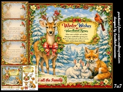Festive forest friends