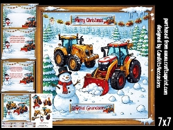 Christmas Tractors