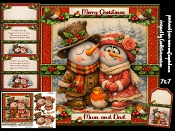Festive love and snow