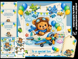 cup1464885_7172 - Birthday bear flys high