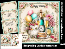 A birthday celebration 6x6