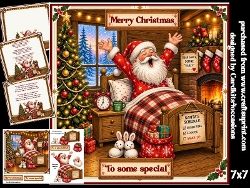 cup1467952_7172 - Santa wakes with a cheer