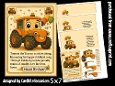 Tommy the tractor 5x7