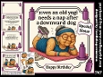 A downward dog then a nap