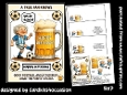 Football laughter and a pint 5x7