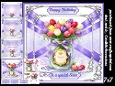 Tulips in a jar