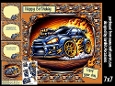Flames and wheels