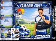 Football game on
