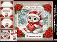 love glows through frost and cheer 6x6
