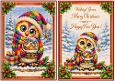 A cute festive owl A5
