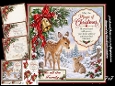 Festive Deer and Hare
