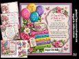 Books Balloons and flowers