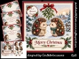 Festive Hedgehogs 6x6