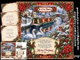 A festive Narrowboat