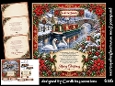 A festive Narrowboat 6x6