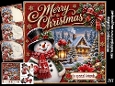 |Snowflakes fall and lantern light glows