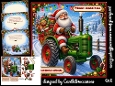 Santa on a tractor 6x6