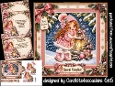 Christmas pretty in pink 6x6