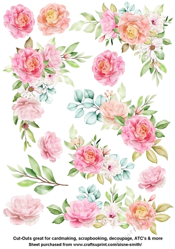Roses Fussy Cut