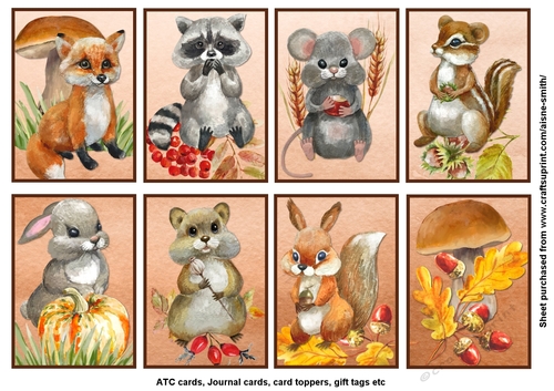 Forest Friends Cards / Tags