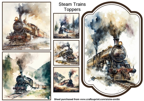 Steam Trains Toppers