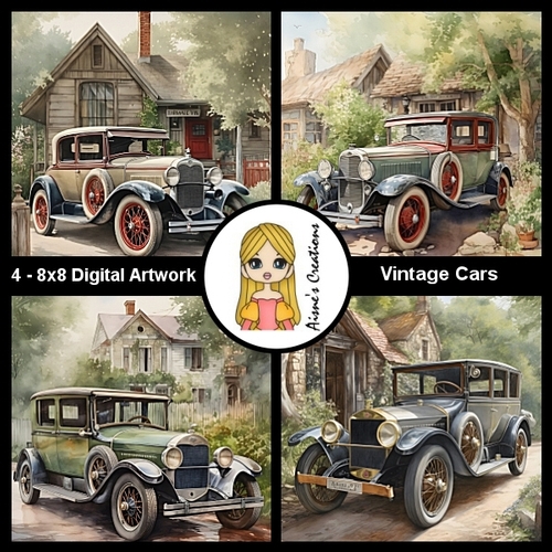 Vintage Cars Artwork