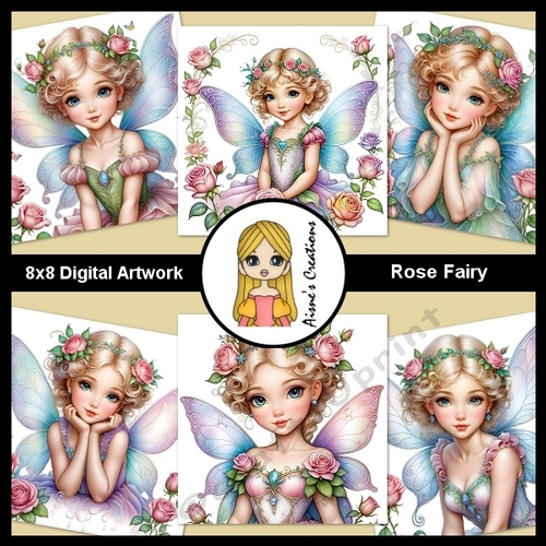 Rose Fairy Digital Art