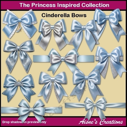 Cinderella Inspired Bows