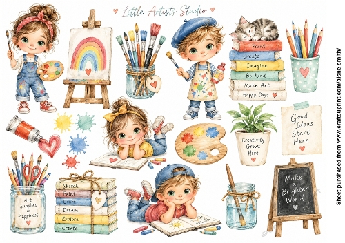 Little Artist Kids Fussycuts