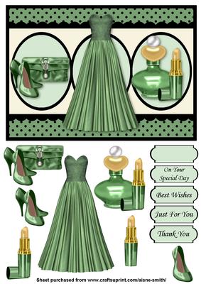 Evening Glamour - Light Green