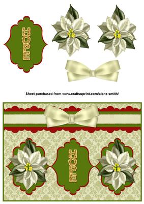 Hope Poinsettia Card Front